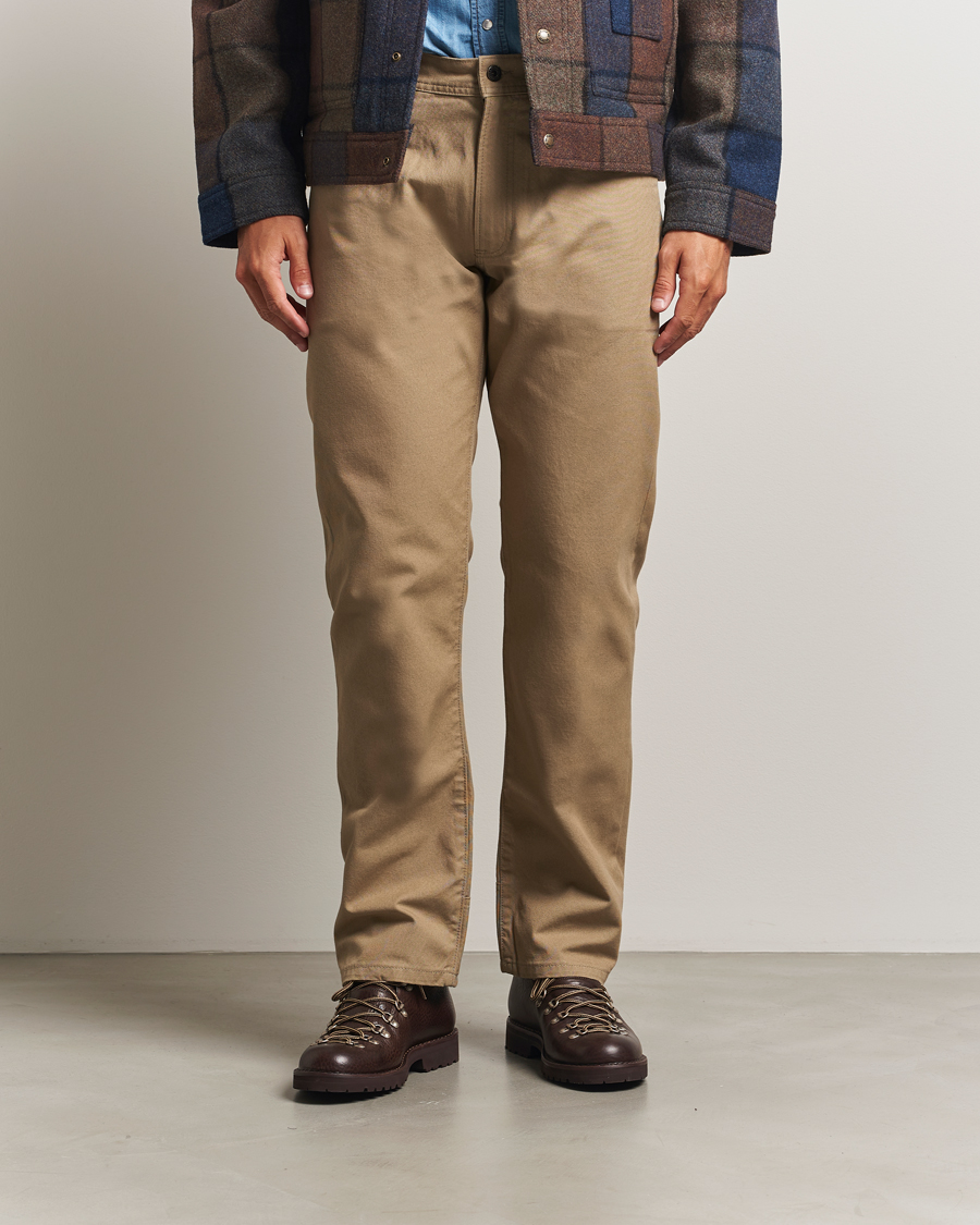 Men | Trousers | Filson | Dry Tin 5 Pocket Pants Khaki