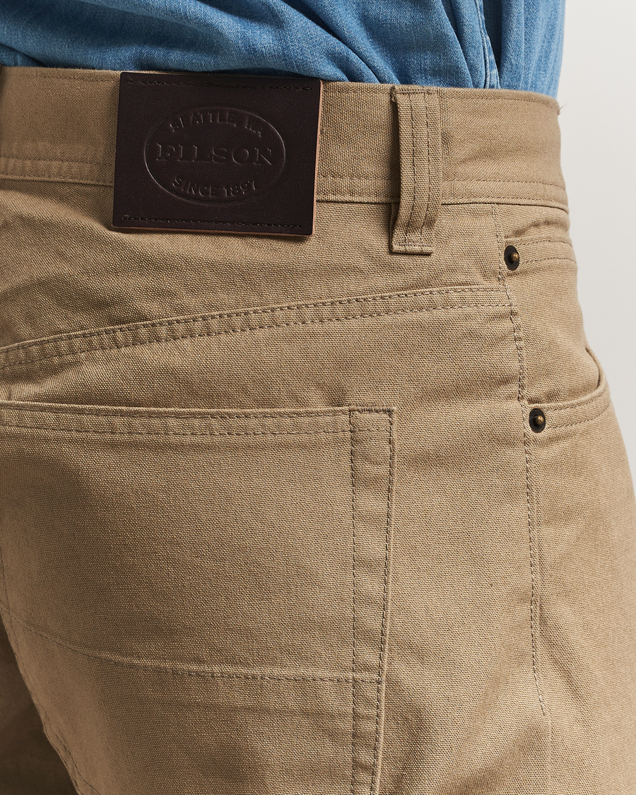 Men | Trousers | Filson | Dry Tin 5 Pocket Pants Khaki