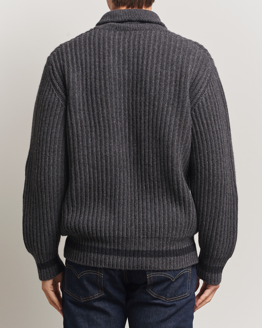 Men | Sweaters & Knitwear | Filson | Bristol Shawl Neck Sweater Grey