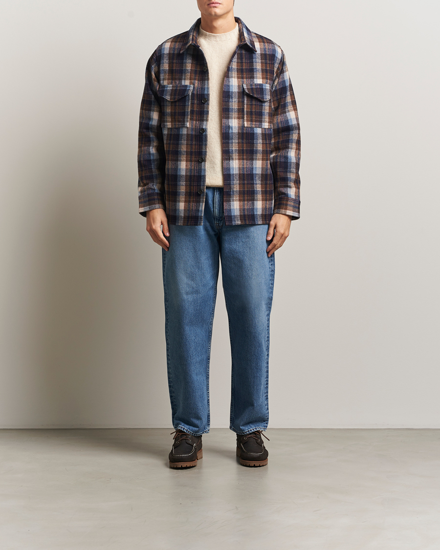 Men | Shirts | Filson | Checked Wool Jac Shirt Brown Multi