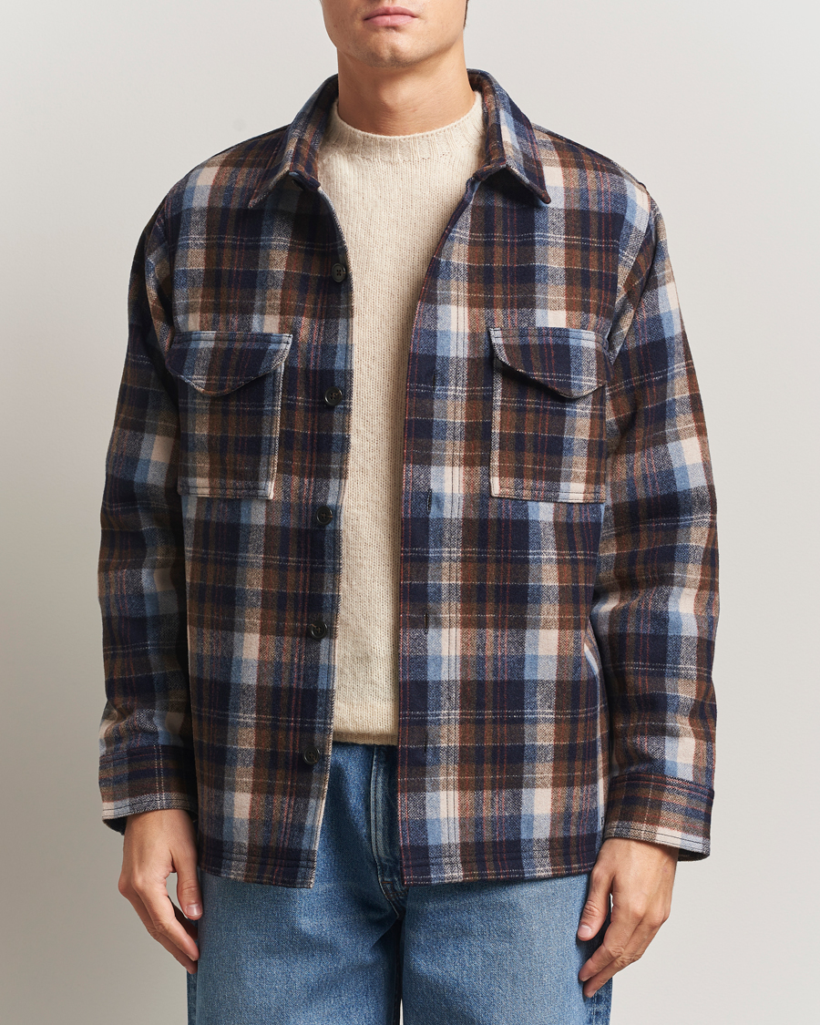 Men | Shirts | Filson | Checked Wool Jac Shirt Brown Multi