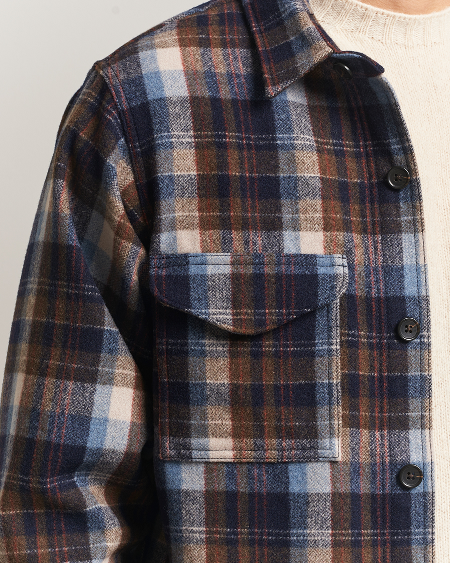 Men | Shirts | Filson | Checked Wool Jac Shirt Brown Multi