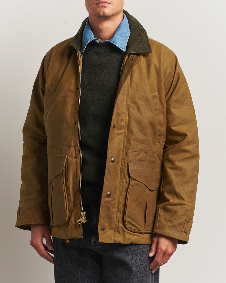 Men | Coats & Jackets | Filson | Tin Cloth Field Jacket Dark Tan