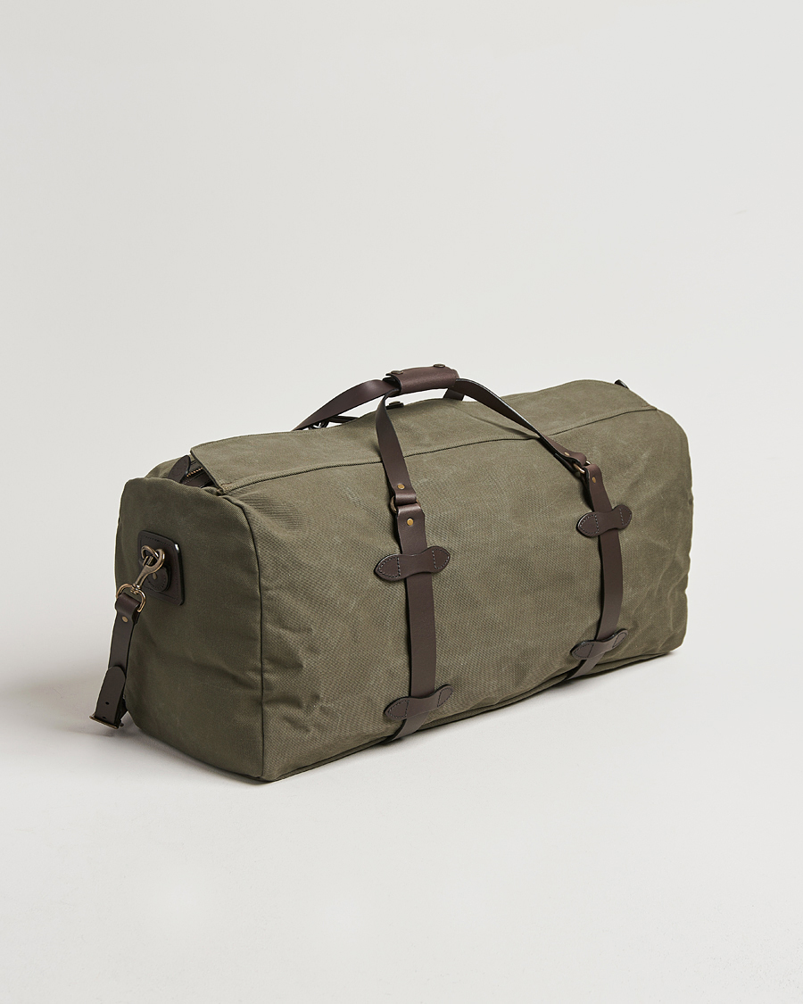 Men | Bags | Filson | Rugged Twill Duffle Large Otter Green
