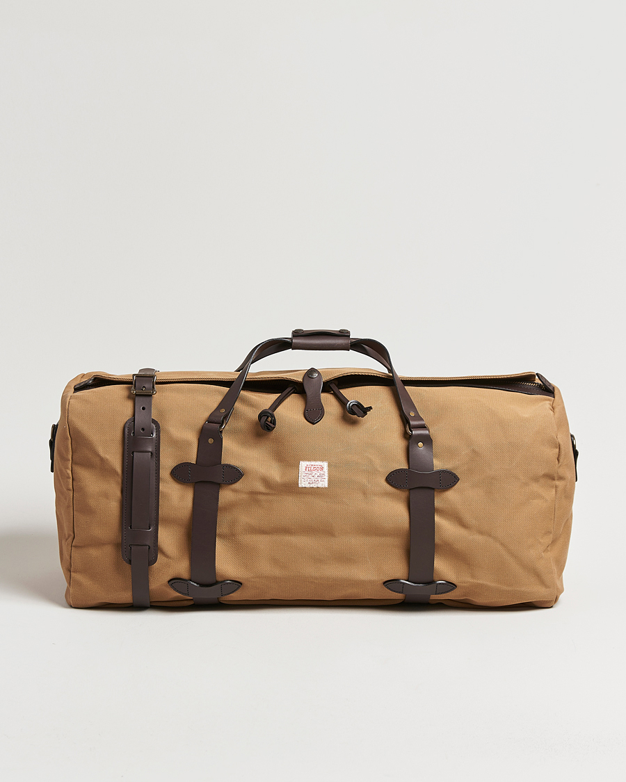 Men | Bags | Filson | Rugged Twill Duffle Large Tan