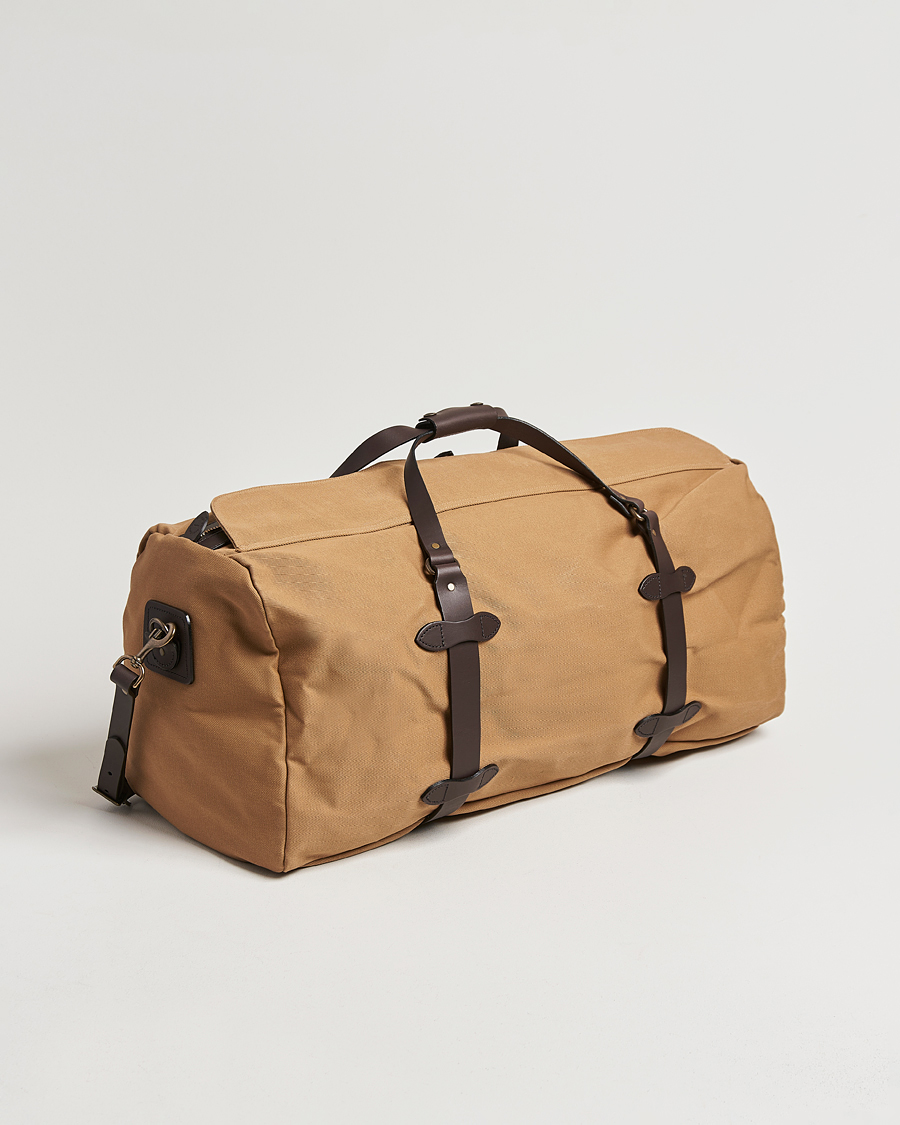 Men | Bags | Filson | Rugged Twill Duffle Large Tan