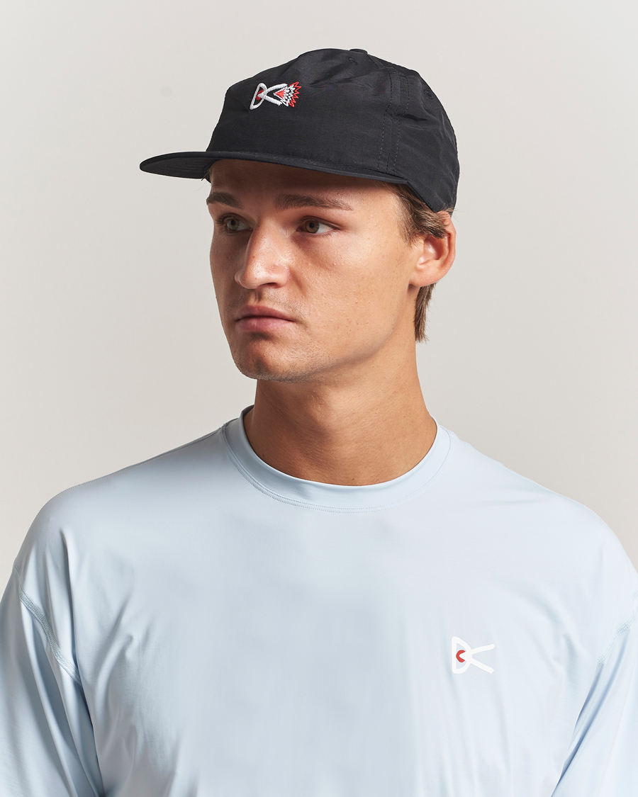 Men | Hats & Caps | District Vision | 5 Panel Nylon Cap Black