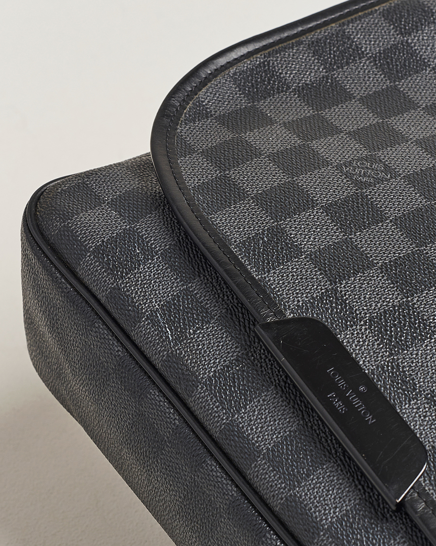 Men | Pre-Owned & Vintage Bags | Louis Vuitton Pre-Owned | Daniel MM Shoulder Bag Damier Graphite