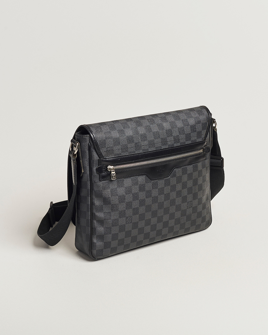 Men | Pre-Owned & Vintage Bags | Louis Vuitton Pre-Owned | Daniel MM Shoulder Bag Damier Graphite