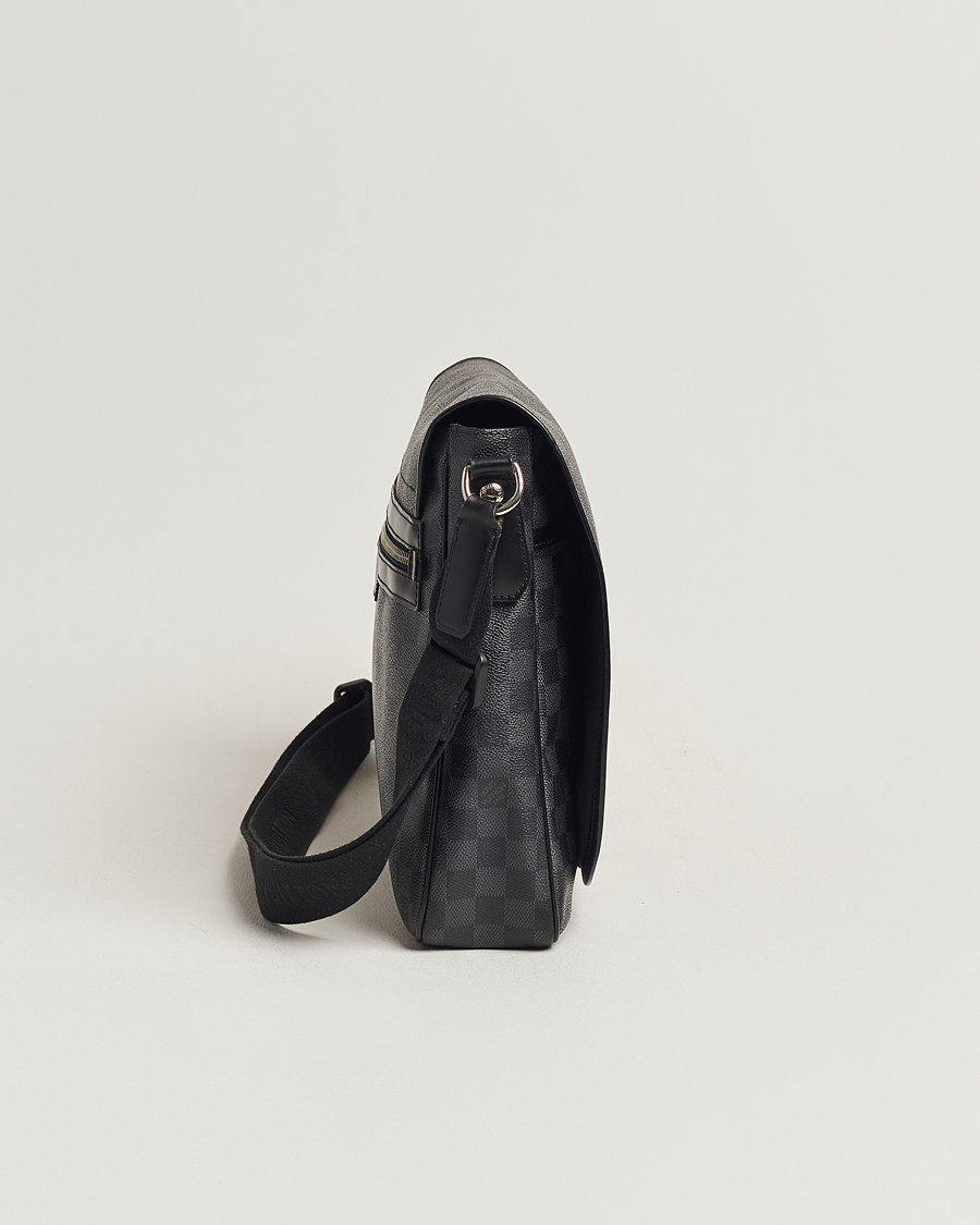 Men | Pre-Owned & Vintage Bags | Louis Vuitton Pre-Owned | Daniel MM Shoulder Bag Damier Graphite