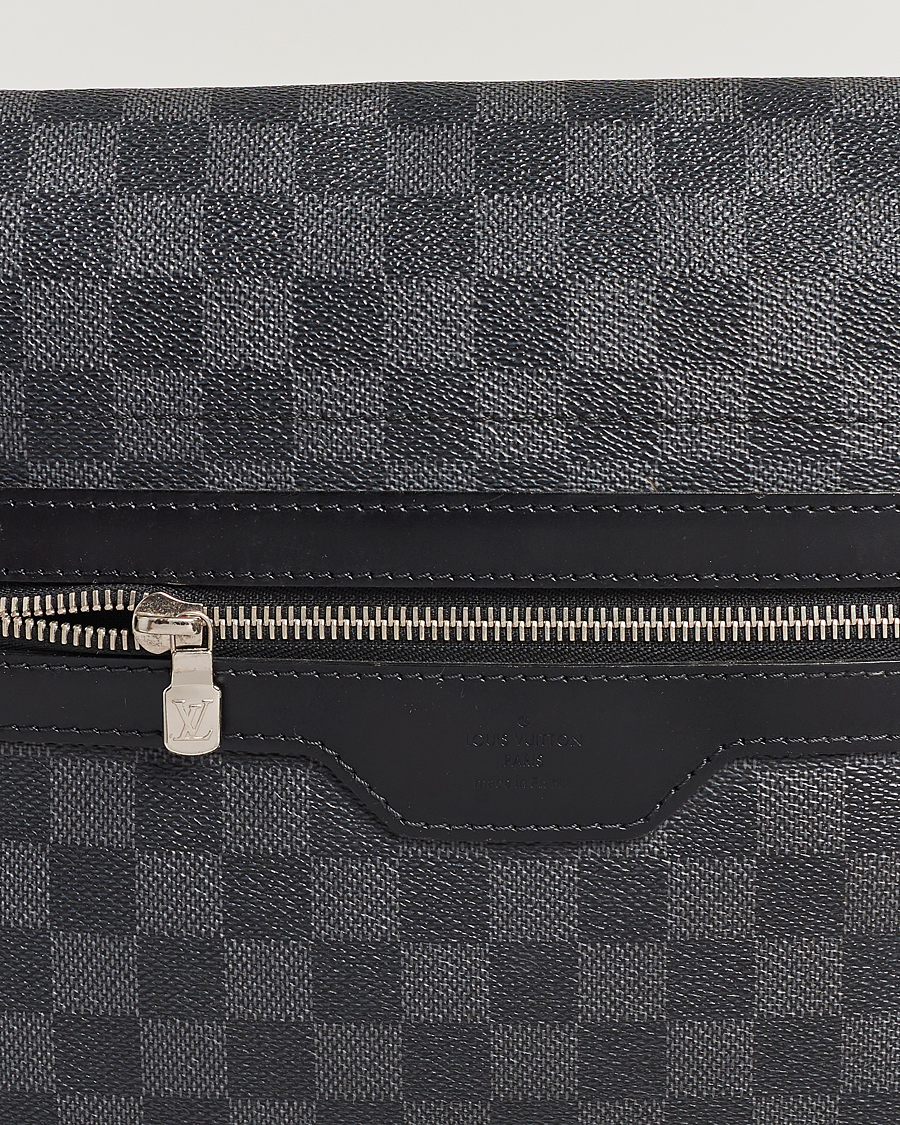Men | Pre-Owned & Vintage Bags | Louis Vuitton Pre-Owned | Daniel MM Shoulder Bag Damier Graphite