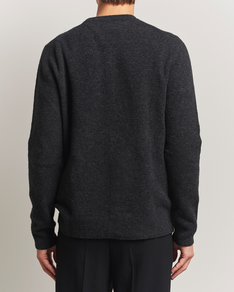 Men | Sweaters & Knitwear | Filippa K | Yak Knitted Sweater Charcoal Melange