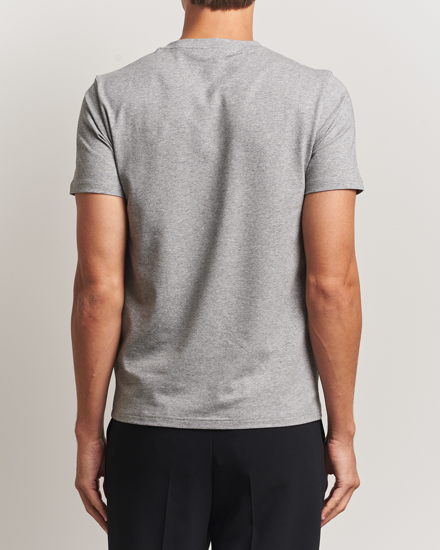 Men | T-Shirts | Filippa K | Soft Lycra T-Shirt Mid Grey Melange