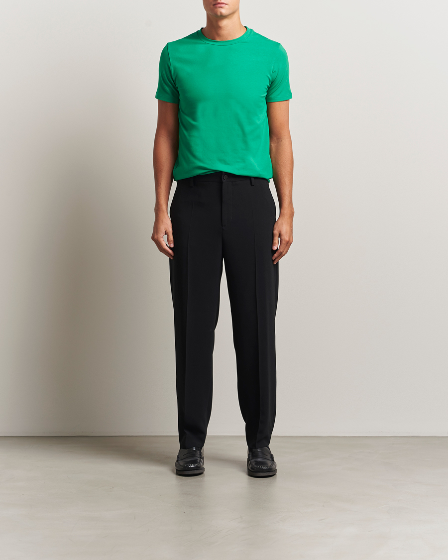 Men | T-Shirts | Filippa K | Soft Lycra T-Shirt Apple Green