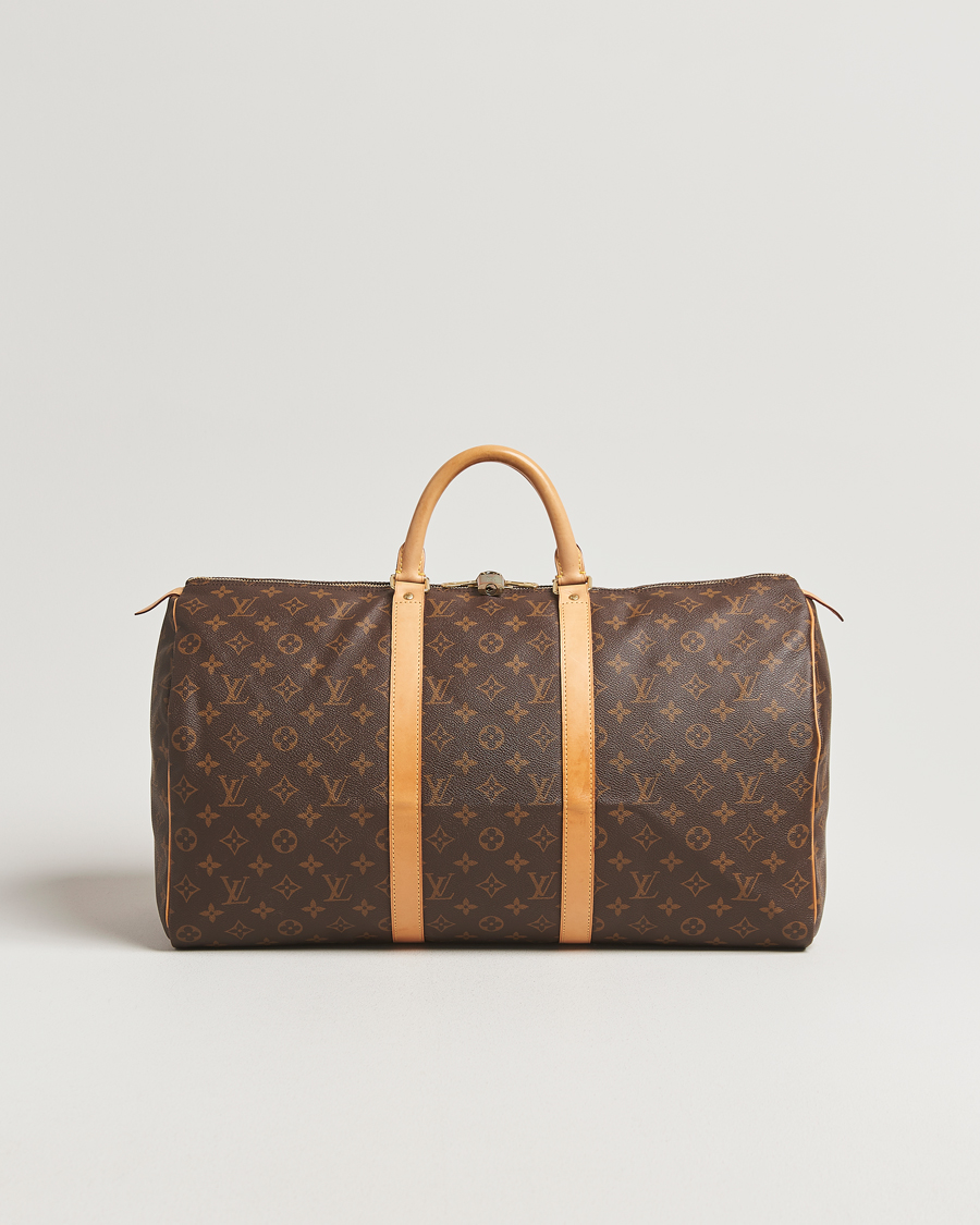 Men | Pre-Owned & Vintage Bags | Louis Vuitton Pre-Owned | Keepall 50 Monogram