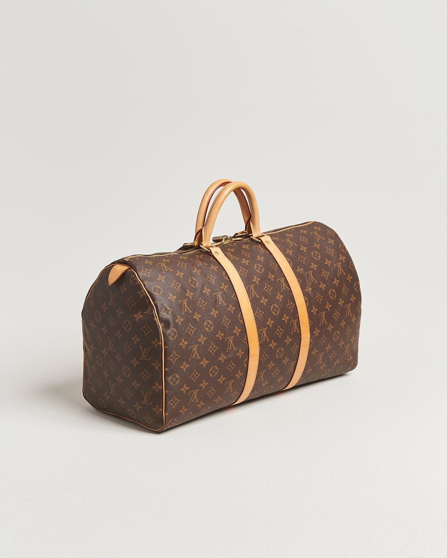 Men | Pre-Owned & Vintage Bags | Louis Vuitton Pre-Owned | Keepall 50 Monogram