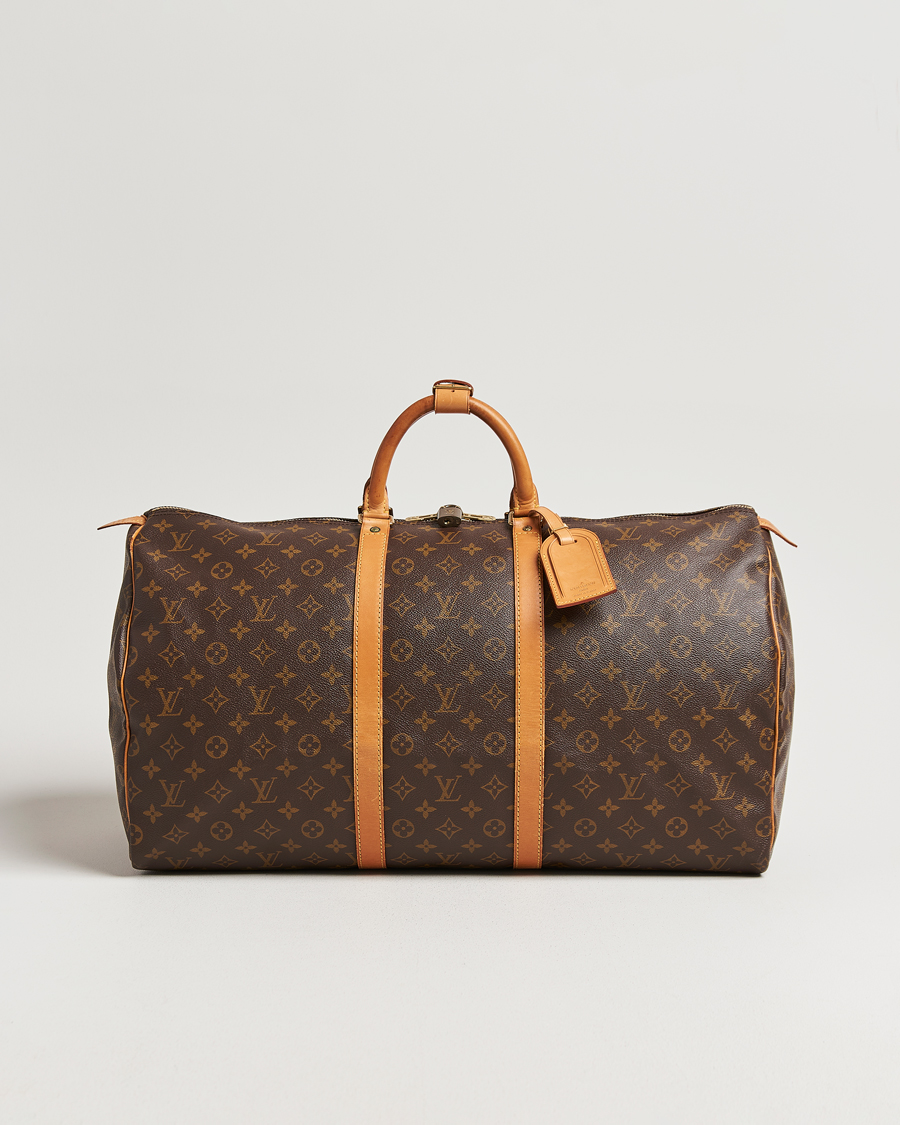 Men | Pre-Owned & Vintage Bags | Louis Vuitton Pre-Owned | Keepall 55 Monogram