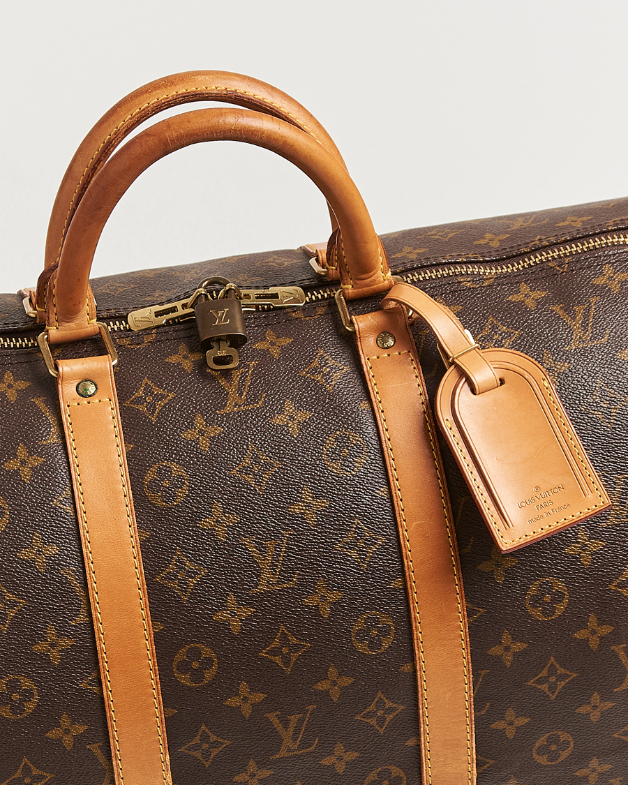 Men | Pre-Owned & Vintage Bags | Louis Vuitton Pre-Owned | Keepall 55 Monogram