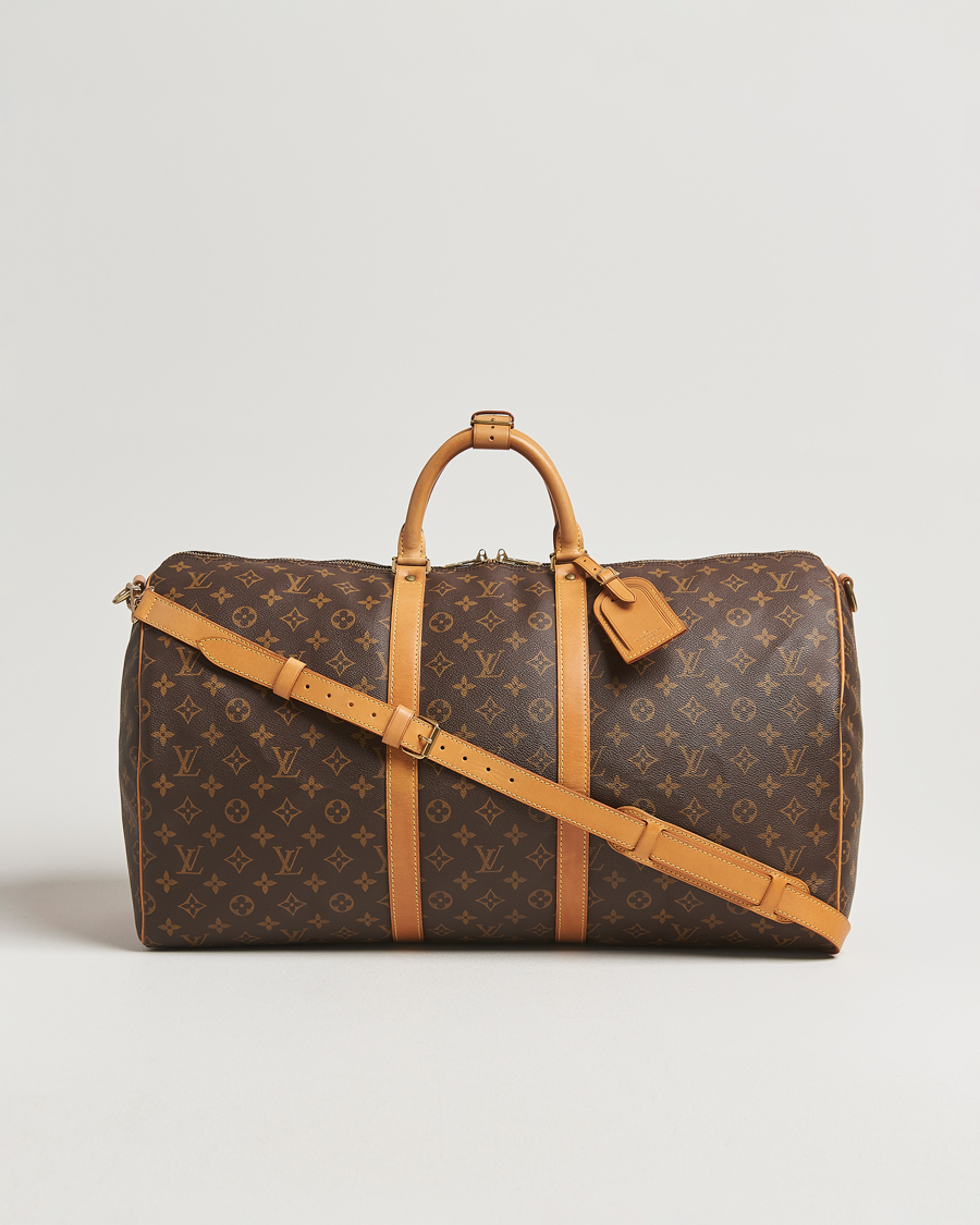Men | Louis Vuitton Pre-Owned Keepall Bandoulière 55 Monogram | Louis Vuitton Pre-Owned | Keepall Bandoulière 55 Monogram