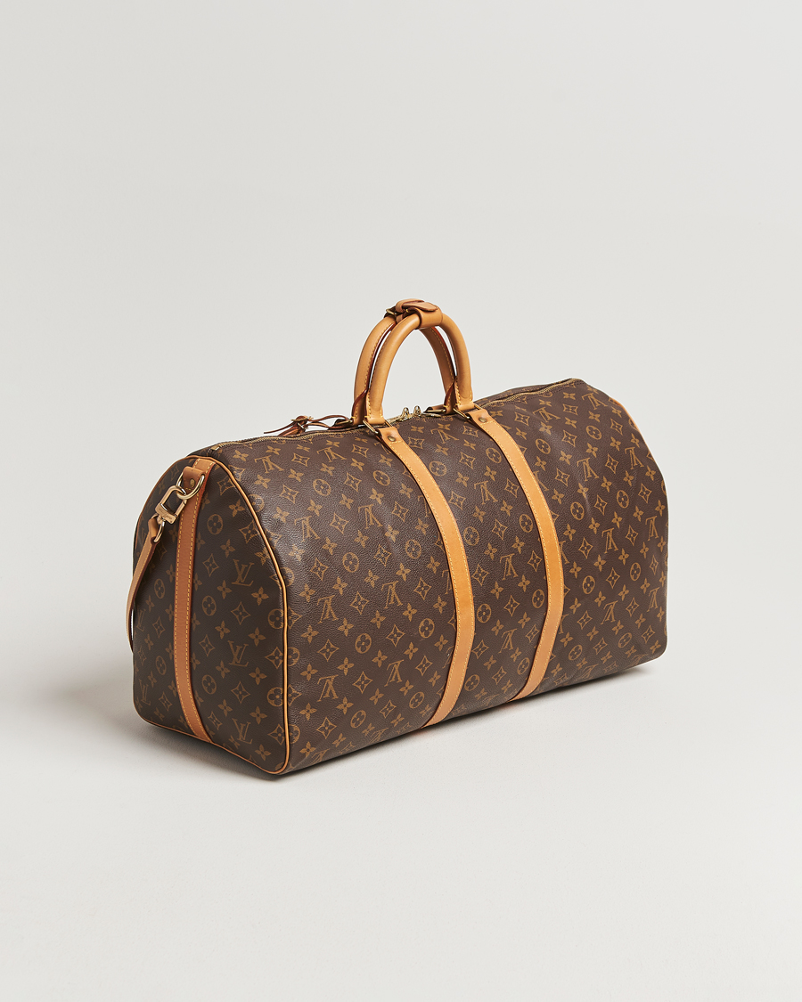 Men | Pre-Owned & Vintage Bags | Louis Vuitton Pre-Owned | Keepall Bandoulière 55 Monogram