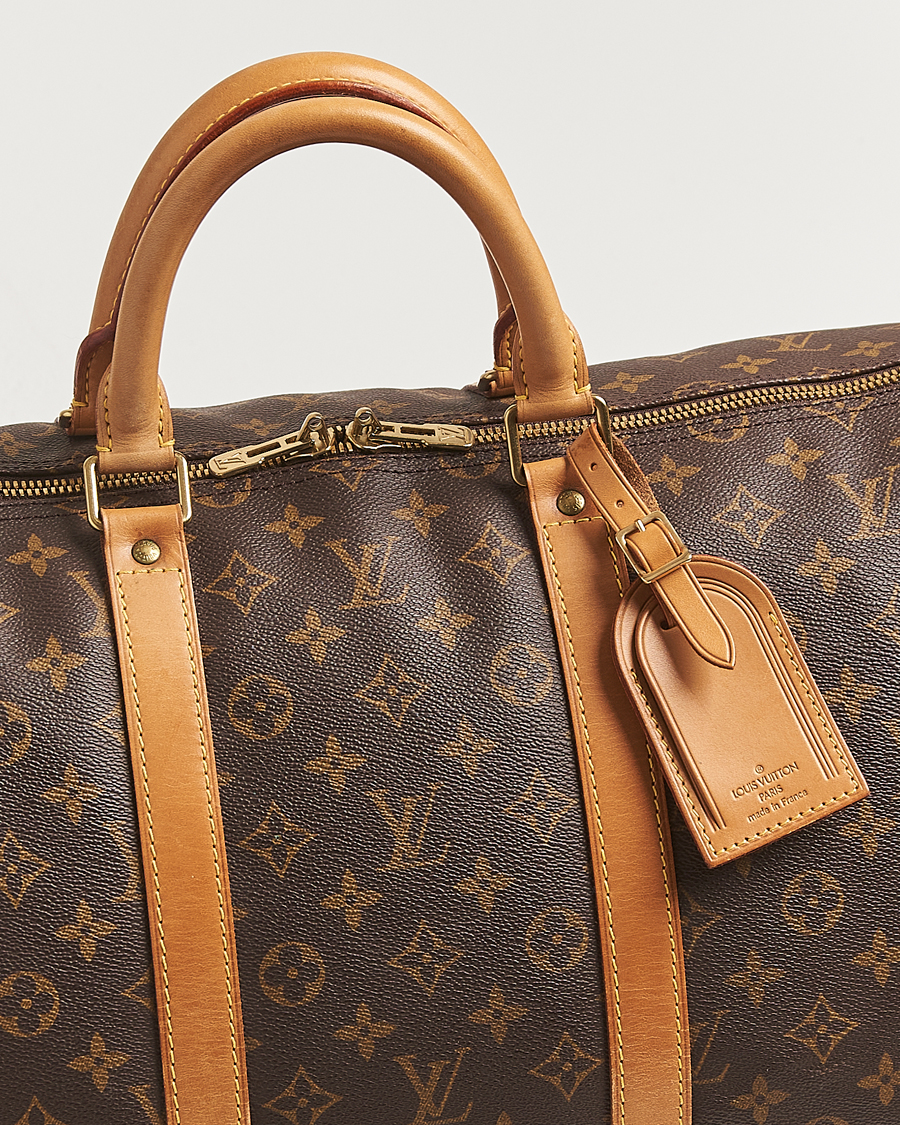 Men | Louis Vuitton Pre-Owned Keepall Bandoulière 55 Monogram | Louis Vuitton Pre-Owned | Keepall Bandoulière 55 Monogram