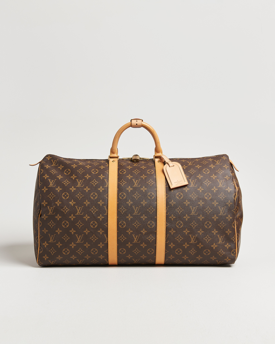 Men | Pre-Owned & Vintage Bags | Louis Vuitton Pre-Owned | Keepall 55 Monogram