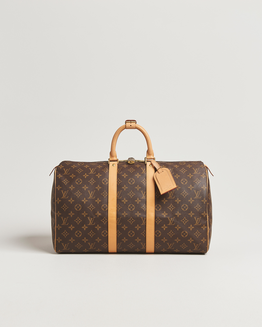 Men | Pre-Owned & Vintage Bags | Louis Vuitton Pre-Owned | Keepall 45 Monogram