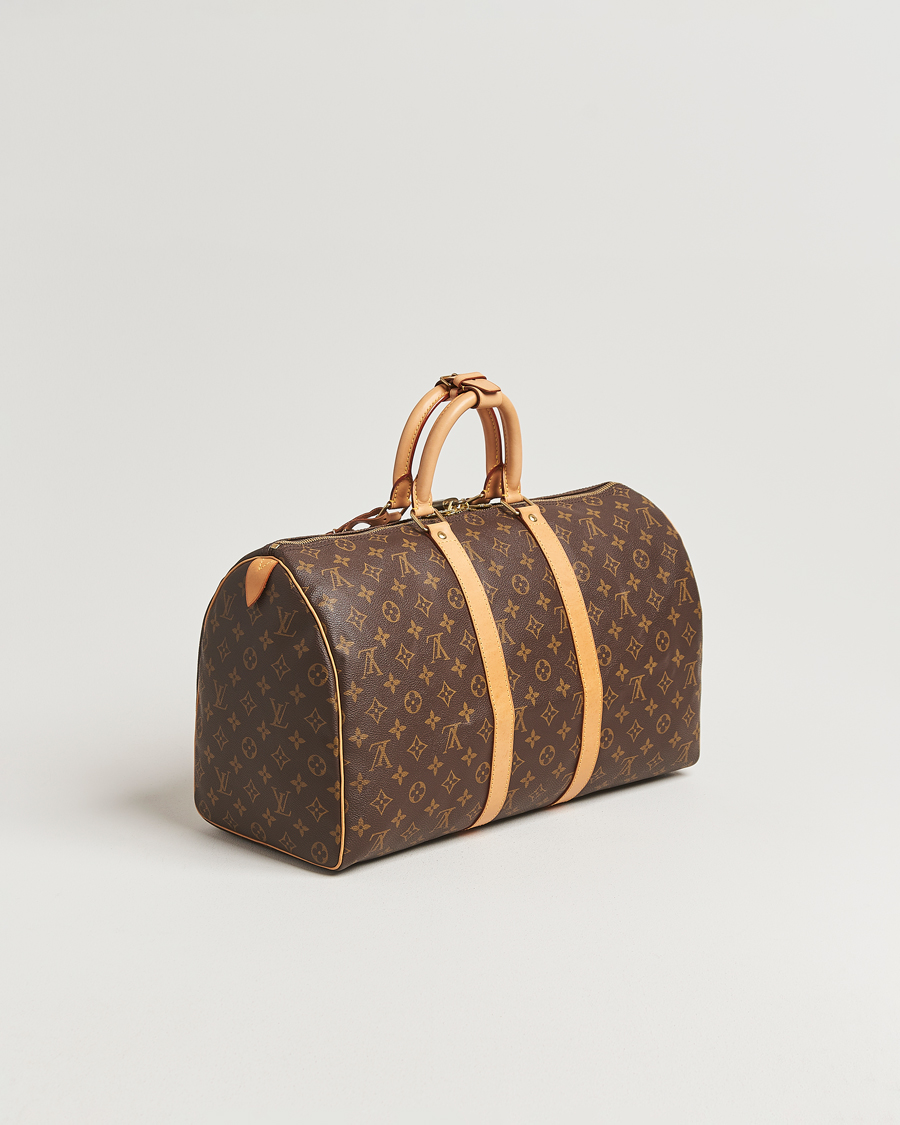 Men | Pre-Owned & Vintage Bags | Louis Vuitton Pre-Owned | Keepall 45 Monogram