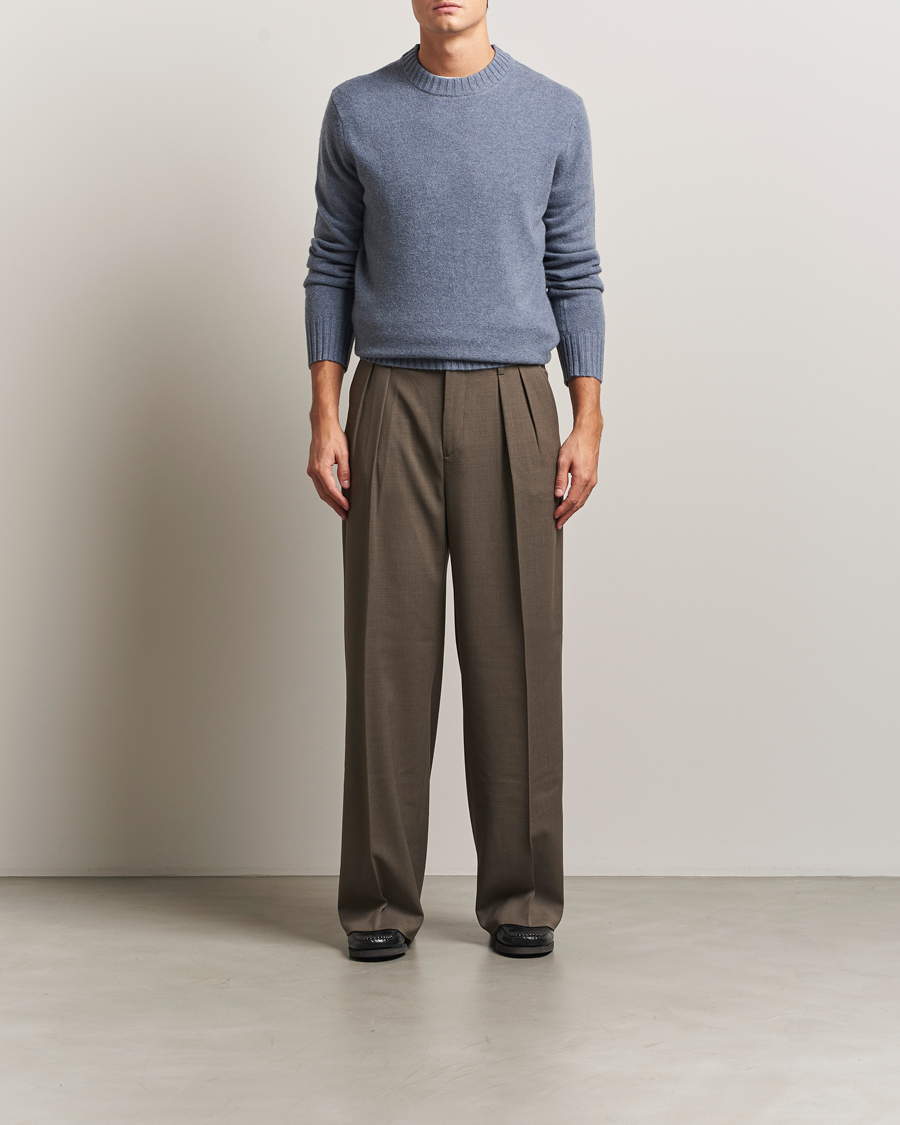 Men | Sweaters & Knitwear | A Day's March | Marlow Lambswool Sweater Frost