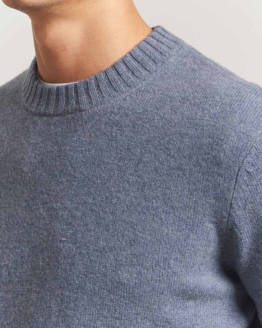 Men | Sweaters & Knitwear | A Day's March | Marlow Lambswool Sweater Frost