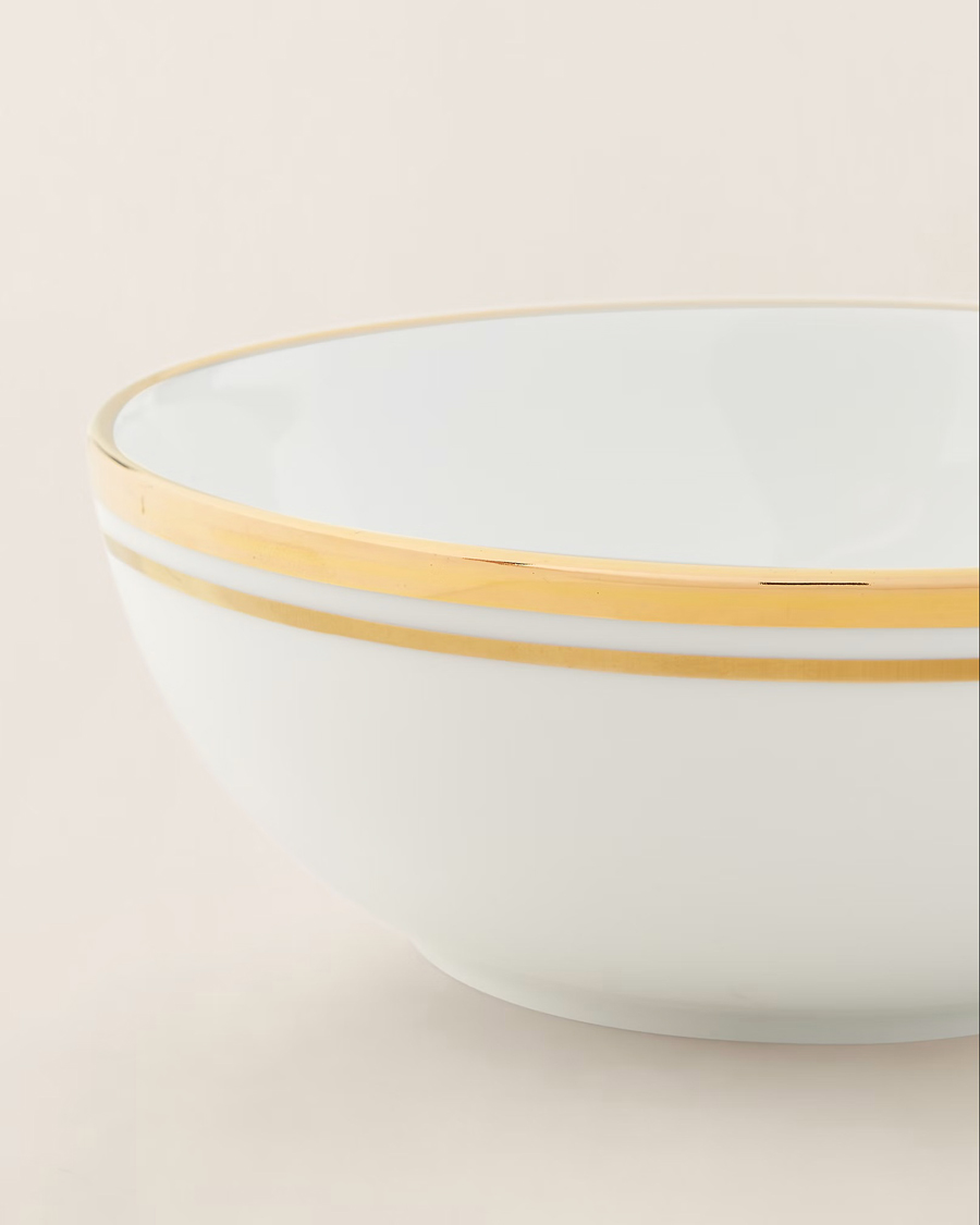 Men | Home | Ralph Lauren Home | Bowl and Plate Gift Set White/Gold