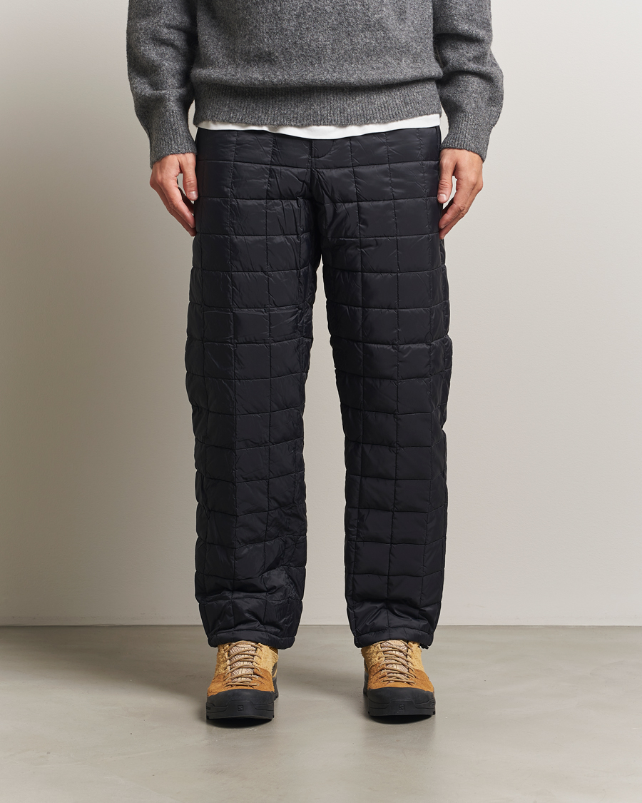 Men | Trousers | TAION | Mountain Down Pants Black