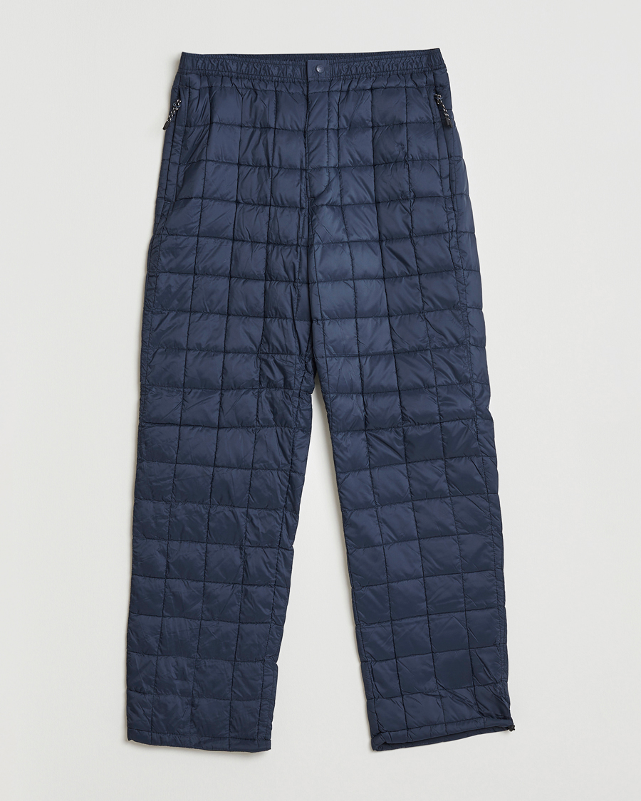 Men | Trousers | TAION | Mountain Down Pants Navy