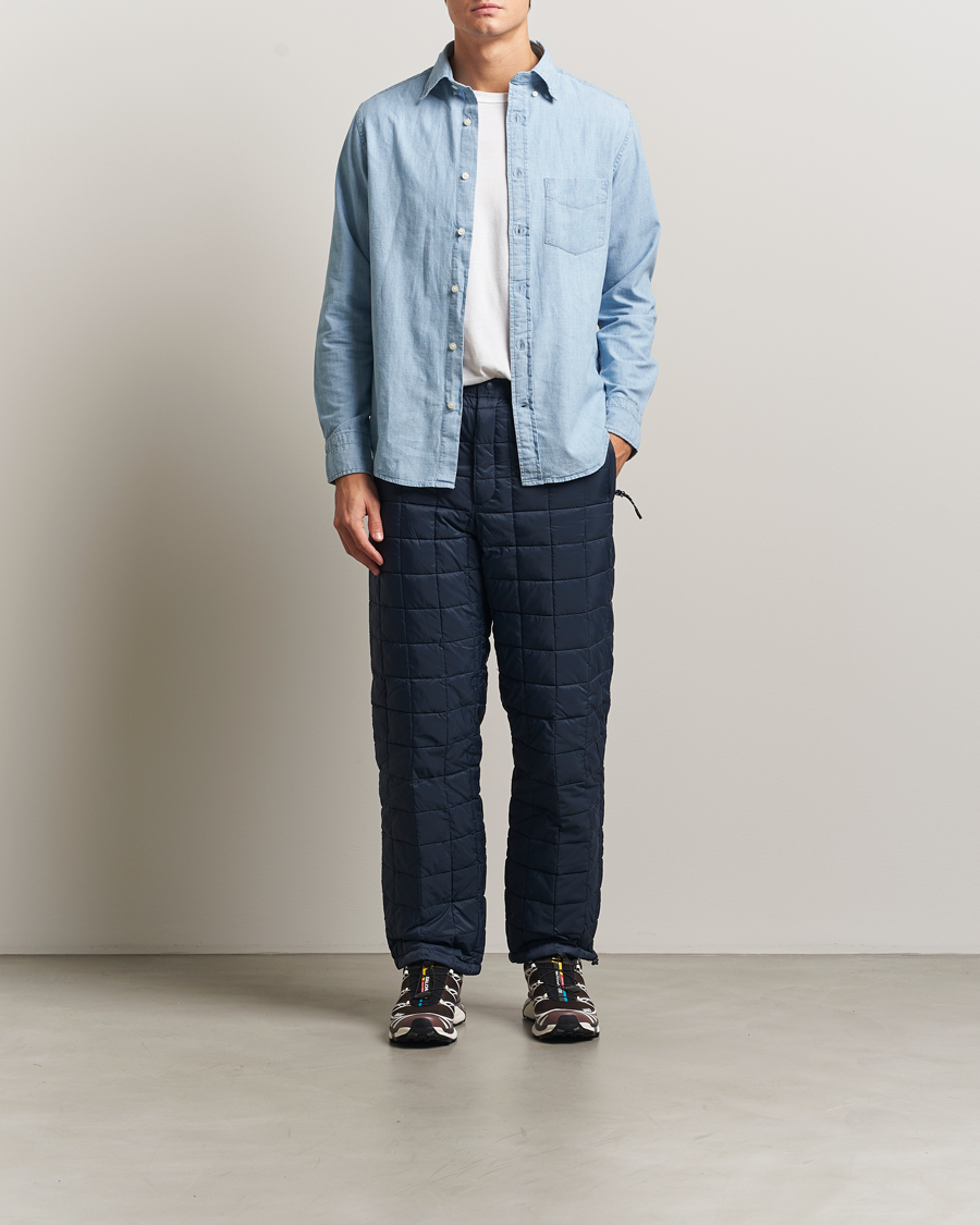 Men | Trousers | TAION | Mountain Down Pants Navy