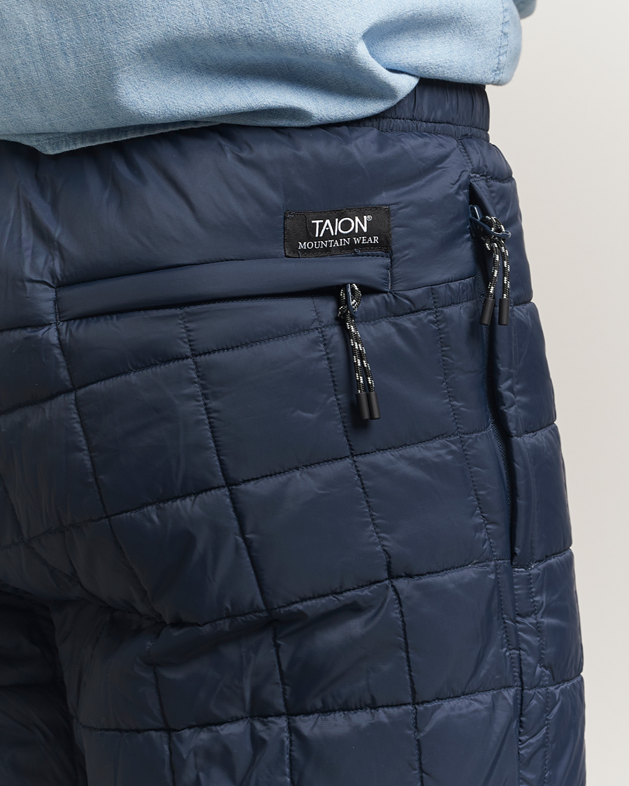 Men | Trousers | TAION | Mountain Down Pants Navy