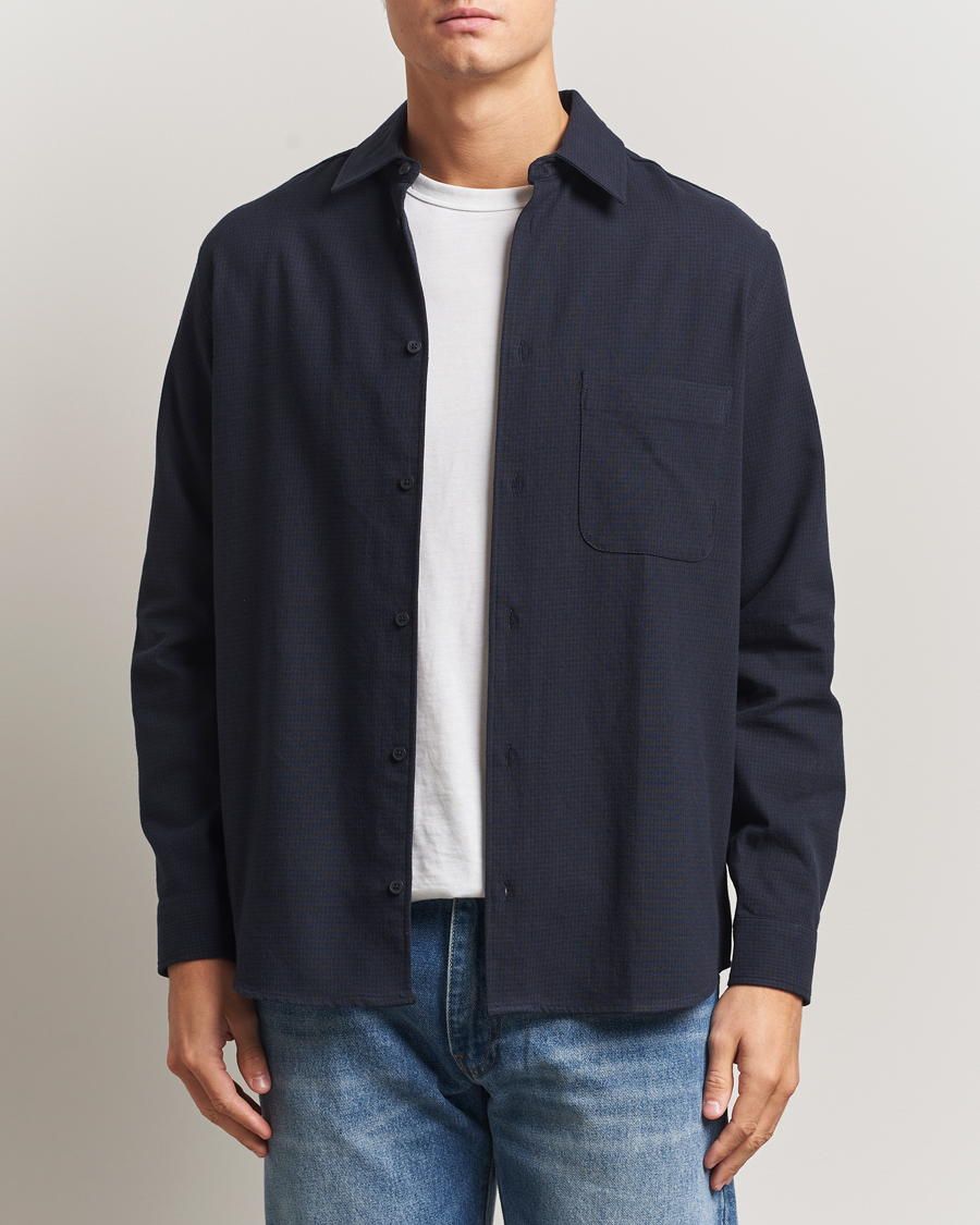 Men | Shirts | Samsøe Samsøe | Damon Overshirt Salute Navy
