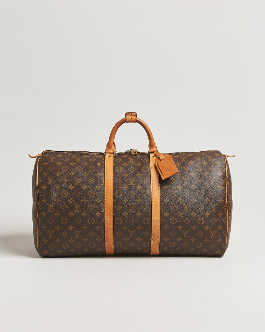 Men | Pre-Owned & Vintage Bags | Louis Vuitton Pre-Owned | Keepall 55 Monogram