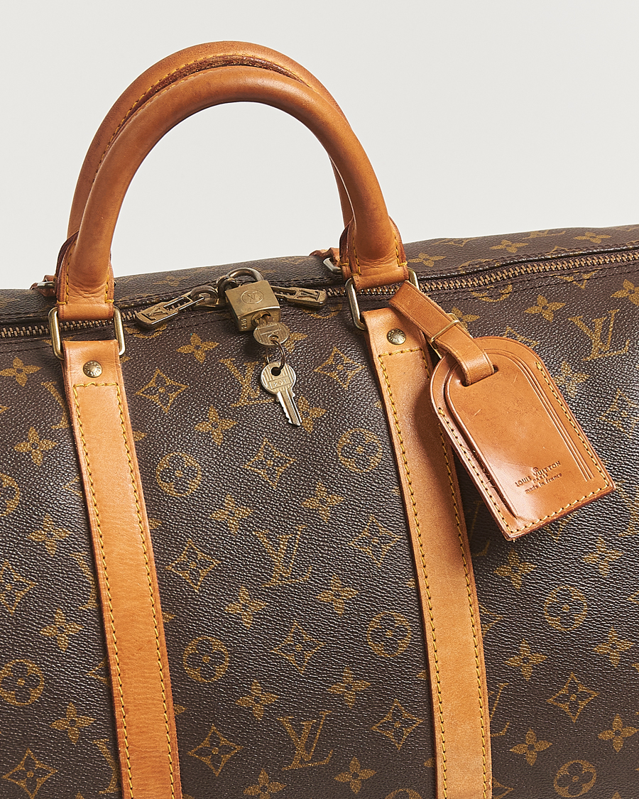 Men | Pre-Owned & Vintage Bags | Louis Vuitton Pre-Owned | Keepall 55 Monogram