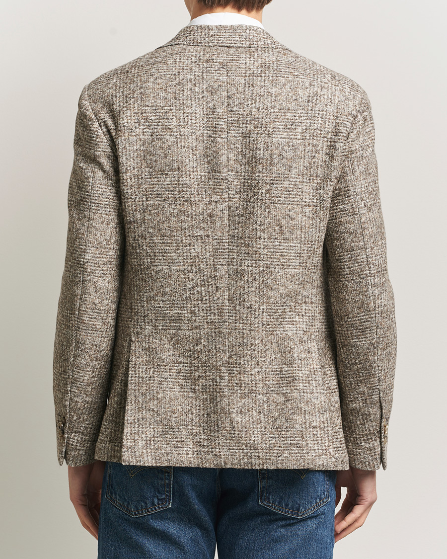 Men | Blazers | GANT | Wool Checked Blazer Seed Melange