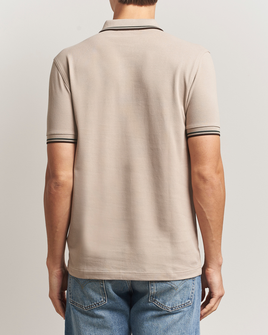 Men | Polo Shirts | Fred Perry | Twin Tipped Shirt Warm Oat