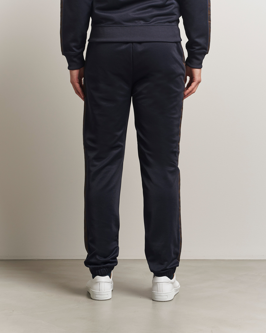 Men | Trousers | Fred Perry | Taped Track Pants Navy
