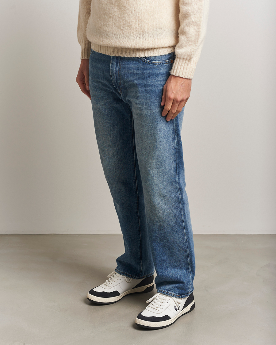 Men | Sneakers | Fred Perry | B11 Leather/Suede Sneaker Snow White/Navy