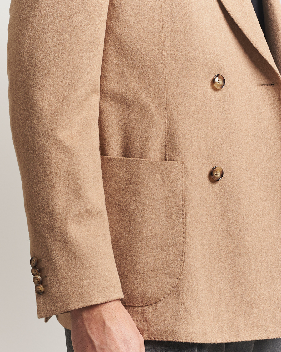 Men | Blazers | Oscar Jacobson | Farris Baby Camel Loro Piana Blazer Beige