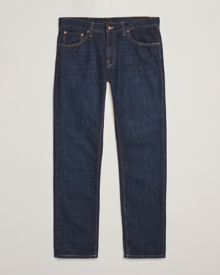 Men | Trousers | Nudie Jeans | Gritty Jackson Jeans Aged Indigo