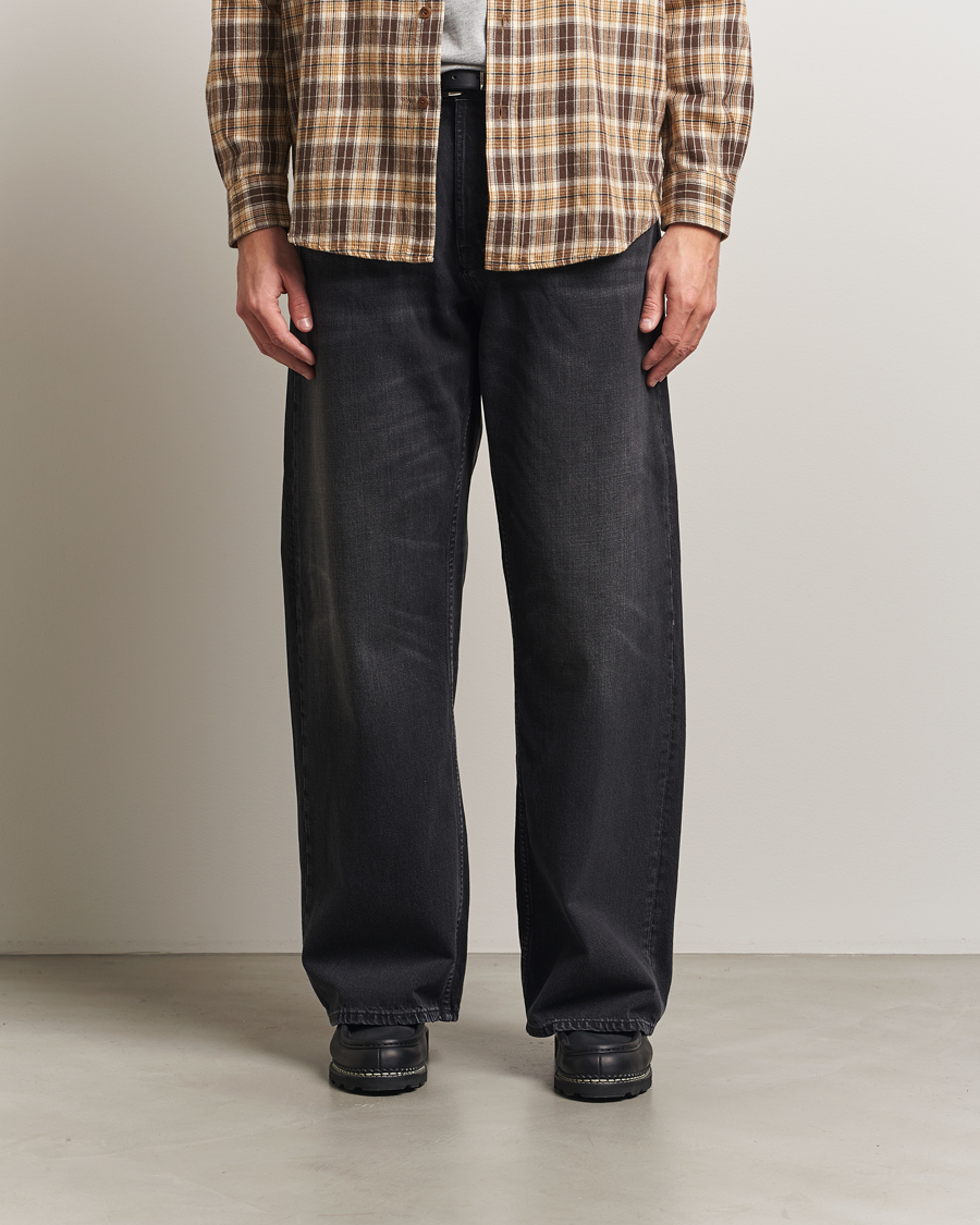 Men | Jeans | Nudie Jeans | Loud Larry Jeans Black Storm