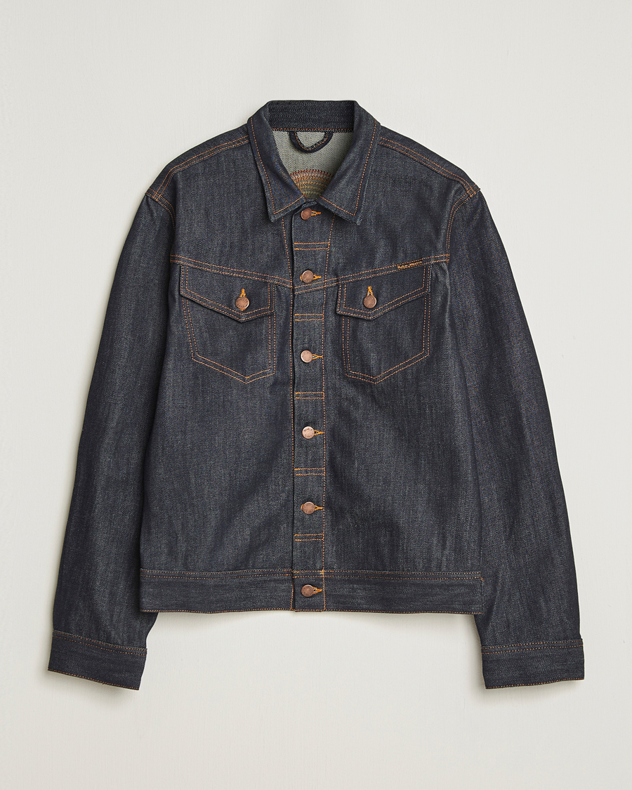 Nudie Jeans Conny Denim Jacket Sunburns Blue at CareOfCarl.com