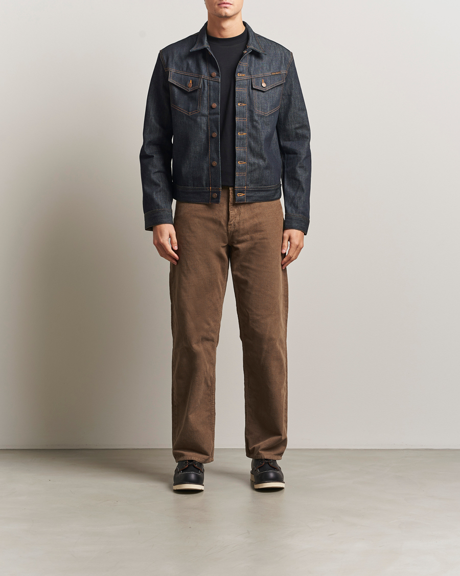 Nudie Jeans Conny Denim Jacket Sunburns Blue at CareOfCarl.com