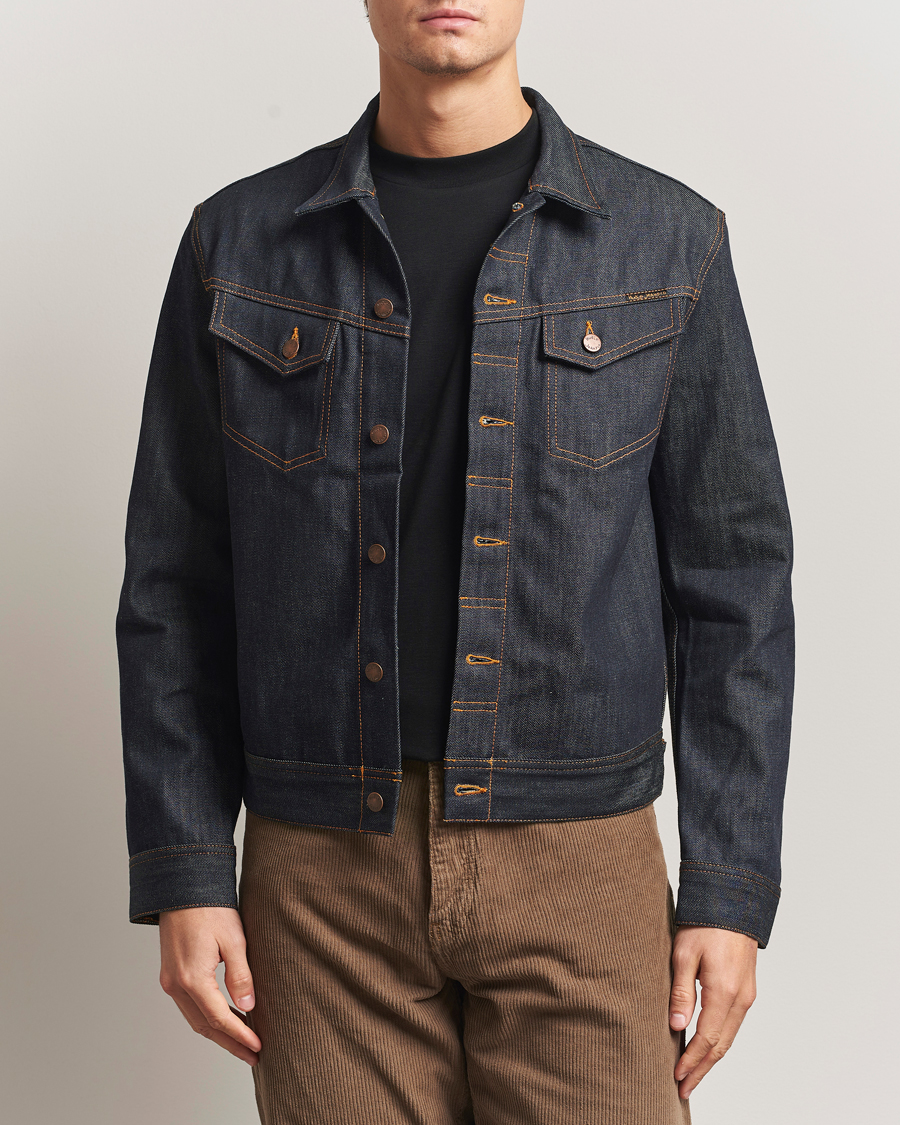 Nudie Jeans Conny Denim Jacket Sunburns Blue at CareOfCarl.com