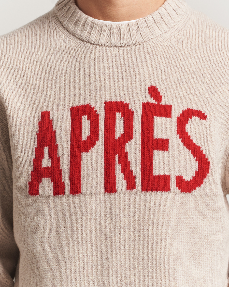 Men | Sweaters & Knitwear | J.Lindeberg | Fabian Graphic Knitted Sweater Moonbeam