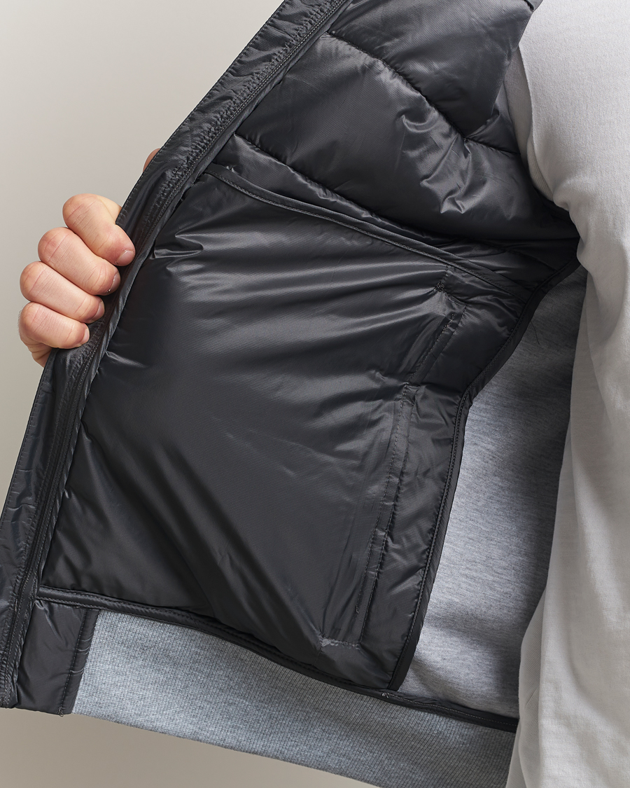 Men | Sweaters & Knitwear | J.Lindeberg | Seth Hybrid Hooded Full Zip Medium Grey Melange